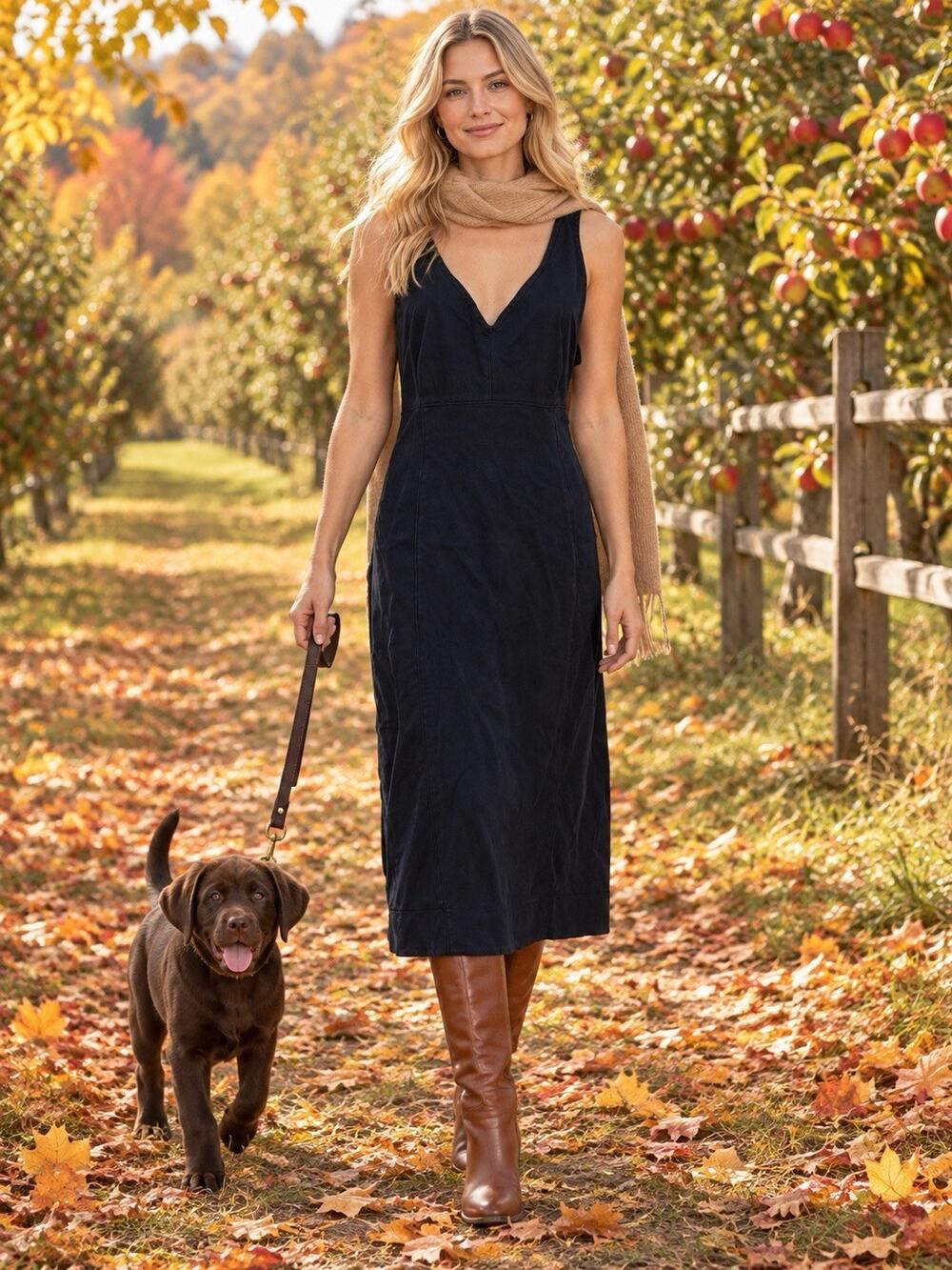 Prairie Underground Navy Blue Cowl Neck Sleeveless Midi Dress Size Extra Large